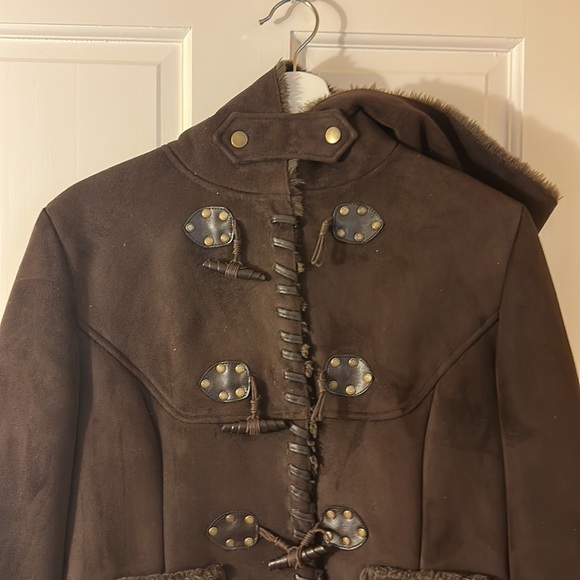 Via Spiga faux Suede fur coat - Picture 3 of 7